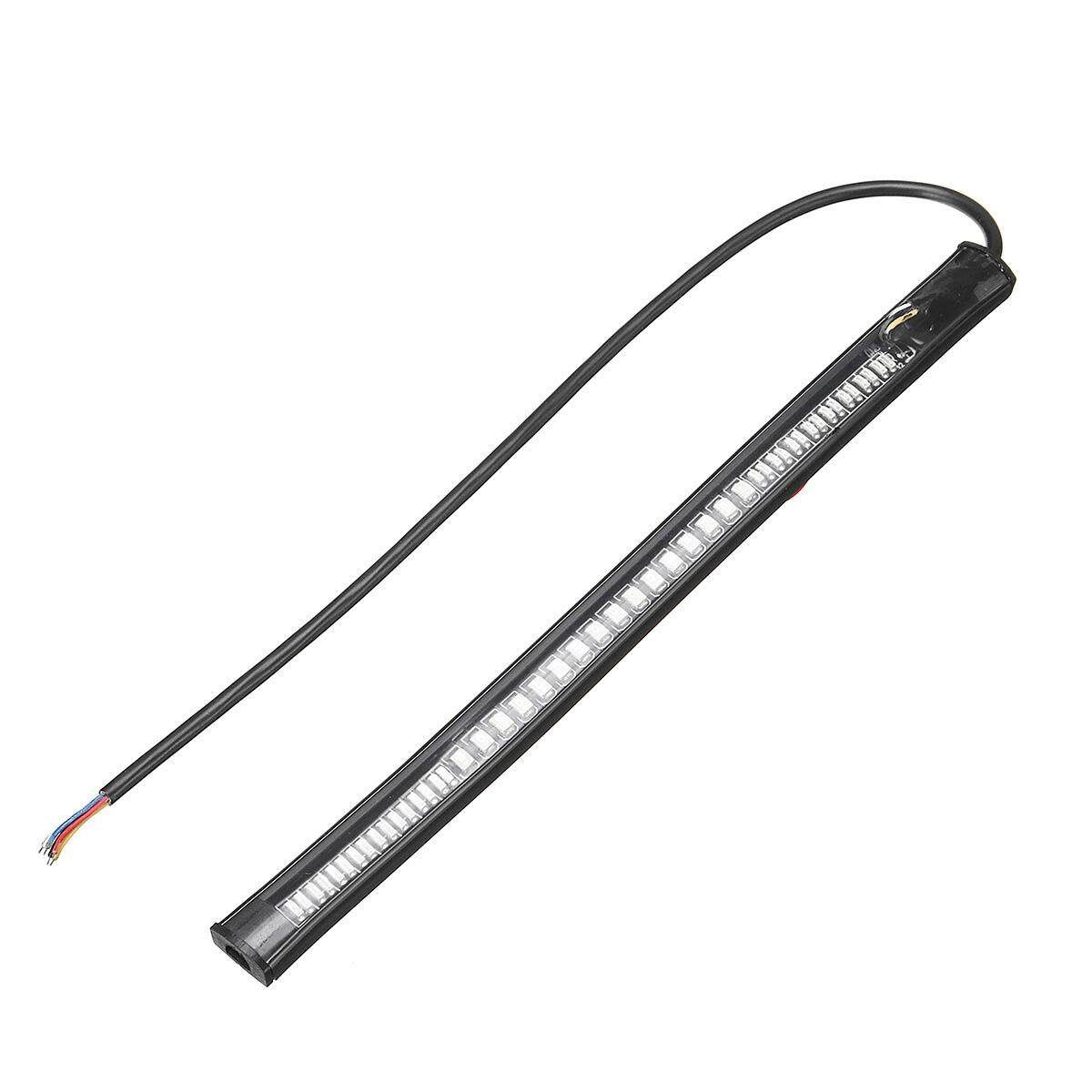 210mm Cafe Racer Rear Seat Frame Hoop Loop LED Brake Turn Singal Light Steel [Flat] Flattail