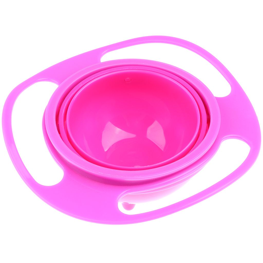 Baby Toddler Bowl 360 Rotating Spill-proof Feeding Bowl