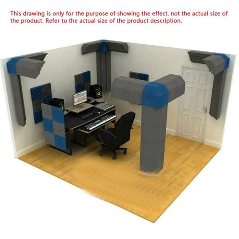 8 Pcs Acoustic Panels Soundproofing Foam Sound Absorbing,20X