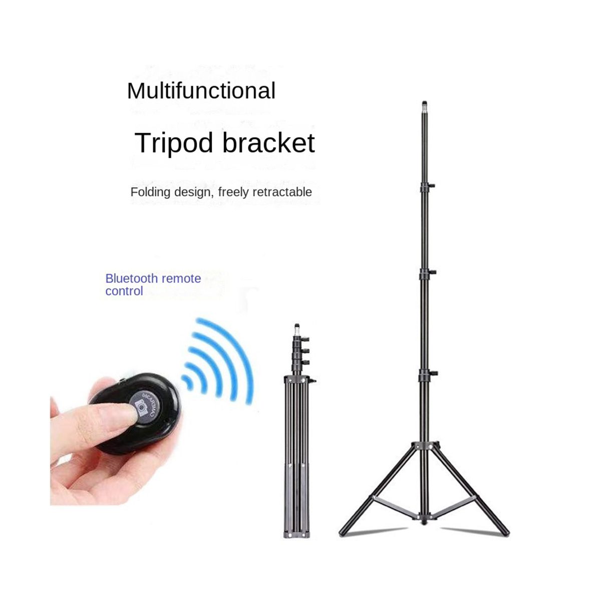 Phone Auto Face Tracking Gimbal Stabilizer 360° Rotation for Live -B