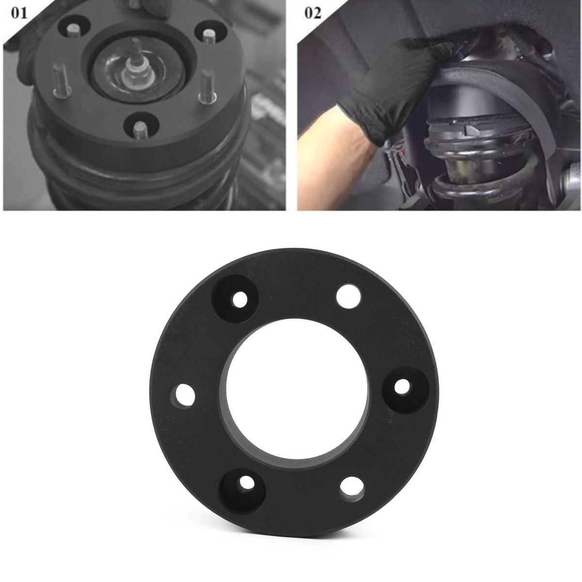 2Pcs 2inch 2.5inch 3inch Car Front Leveling Lift Kit Fit for Dodge RAM 10 2006-2019 4WD Auto Car 6061 Billet Aluminum