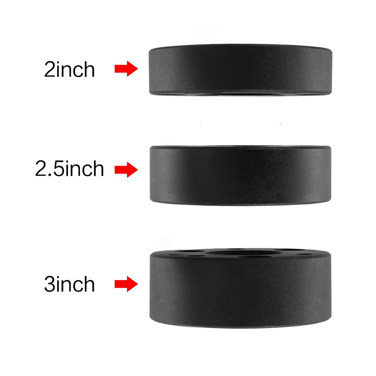 2Pcs 2inch 2.5inch 3inch Car Front Leveling Lift Kit Fit for Dodge RAM 10 2006-2019 4WD Auto Car 6061 Billet Aluminum