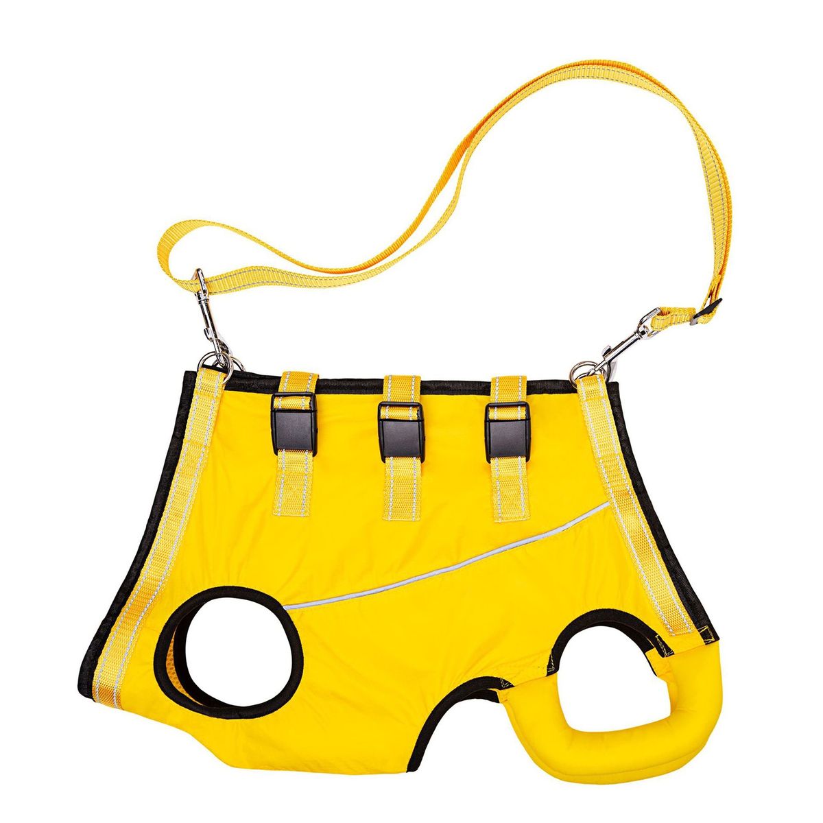Pet Assistance Harness Adjustable Pet Leg Belt Yellow