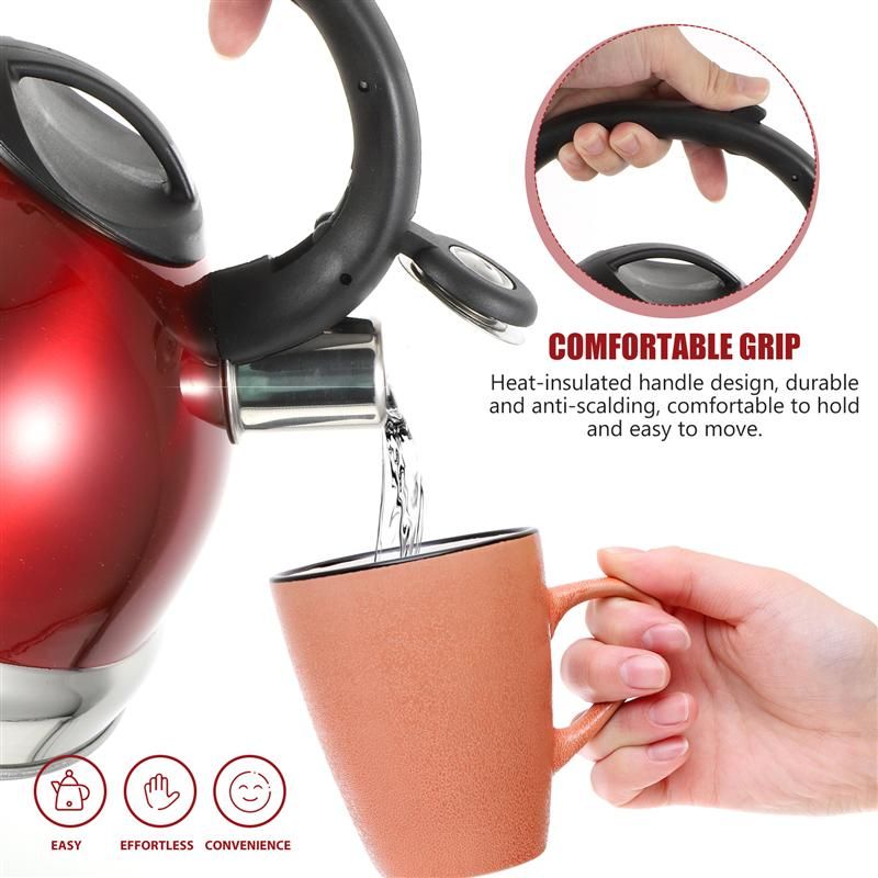 3L Stainless Steel Water Kettle Electric Whistling