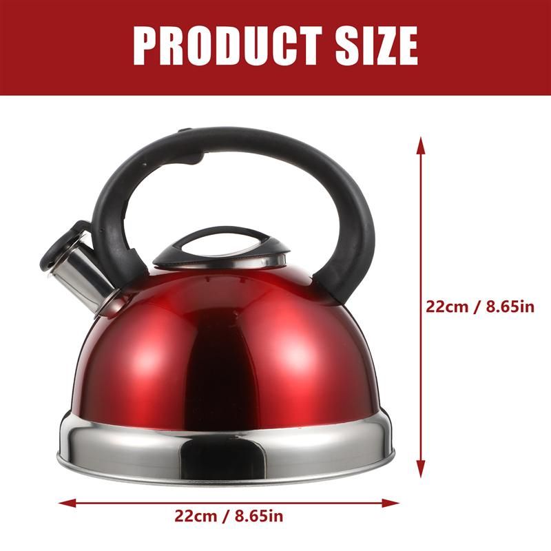 3L Stainless Steel Water Kettle Electric Whistling