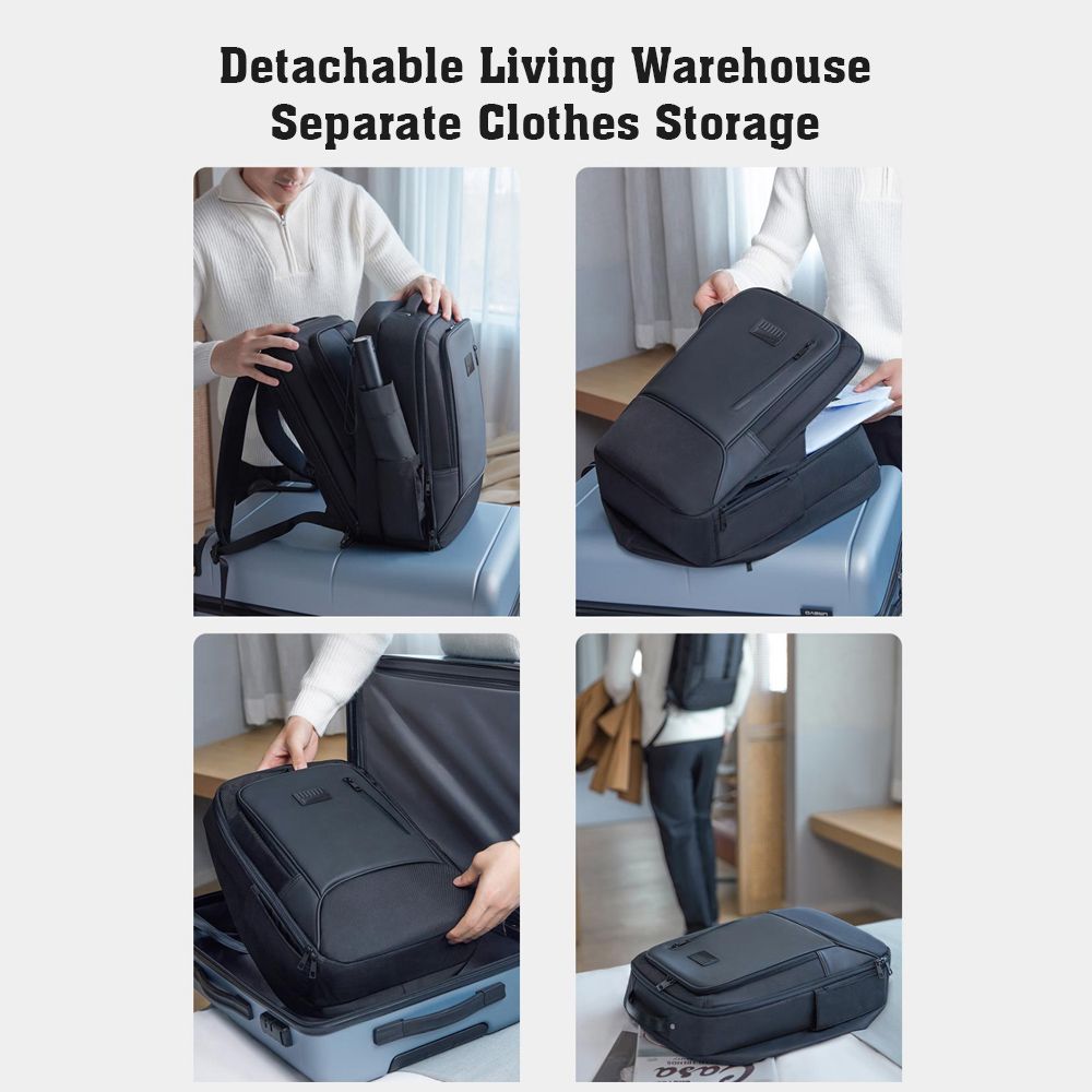 NINETYGO Large Capacity Backpack Detachable Multiple
