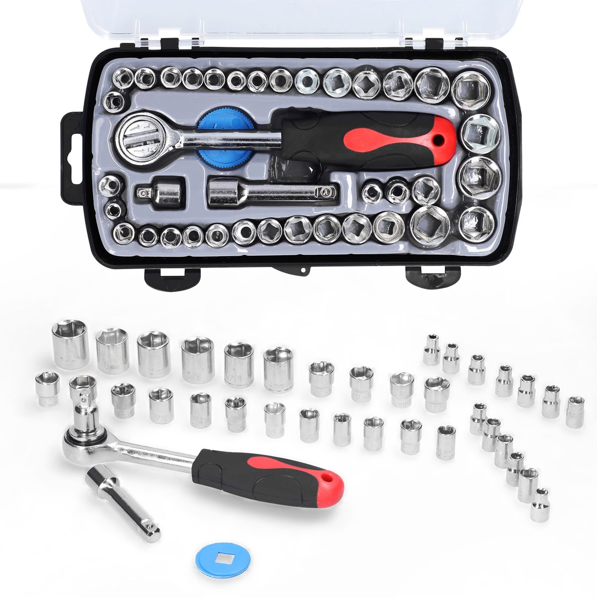 40 PCS Socket Set Practical Motorcycle Bicycle Auto Repairs