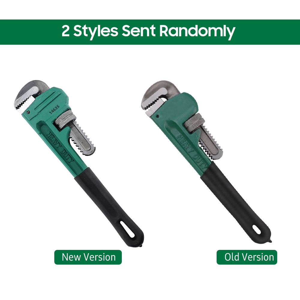 8 Inch Heavy Duty Pipe Wrench Carbon Steel Adjustable