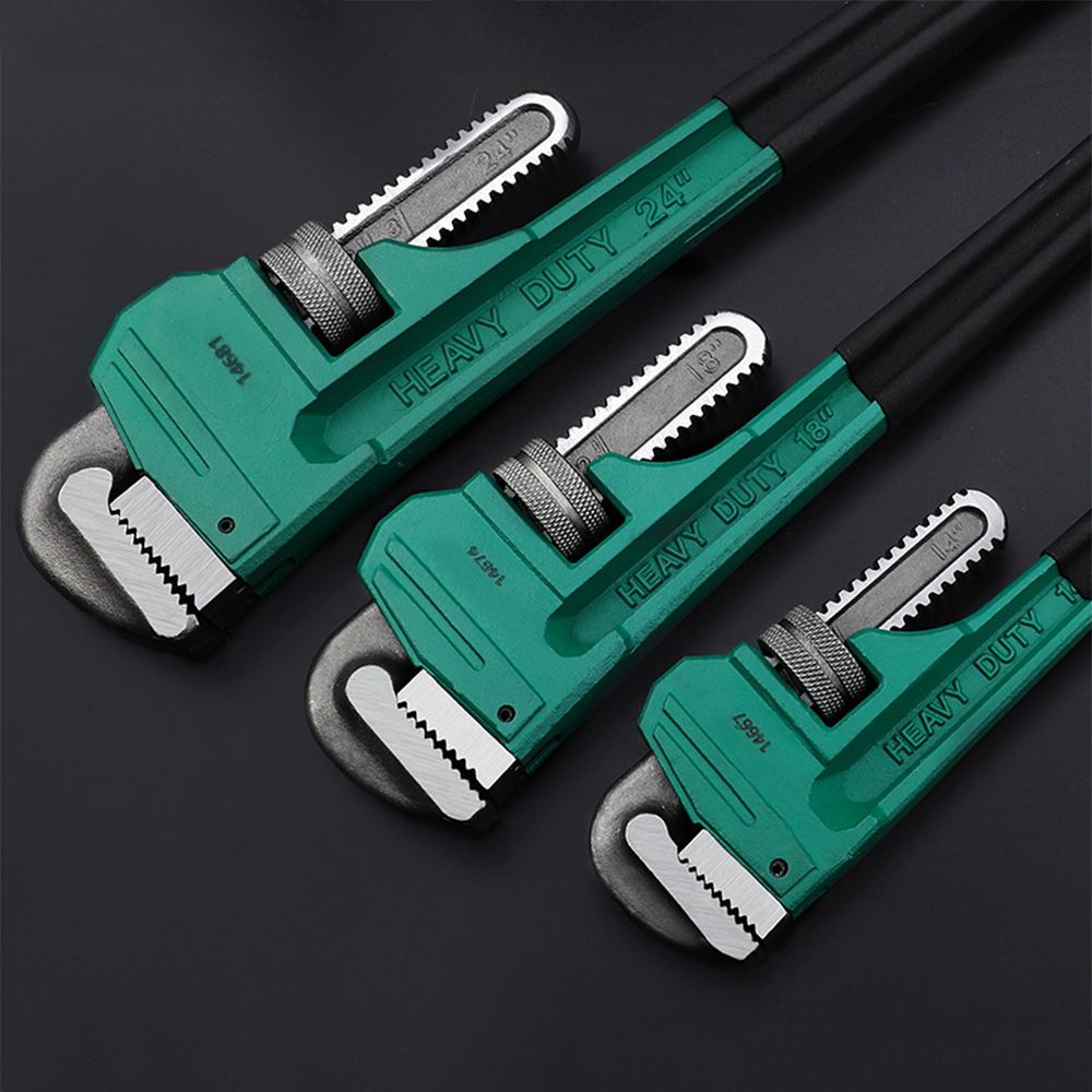 8 Inch Heavy Duty Pipe Wrench Carbon Steel Adjustable