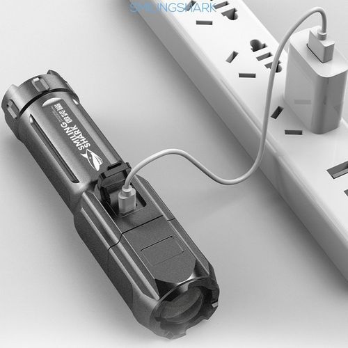 Flashlight Strong Work Light USB Rechargeable LED Lamp