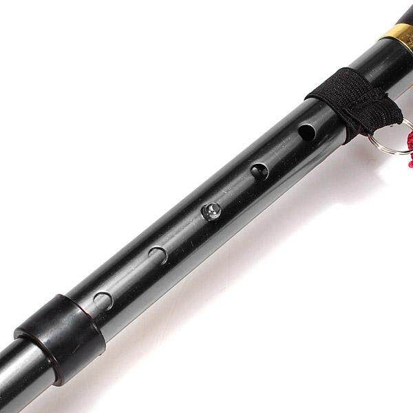 Folding Walking Trekking Hiking Stick Travel Crutch Black