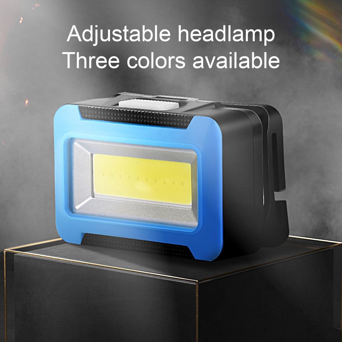 Head Light Ultra Bright COB Camping Head Lamp Blue
