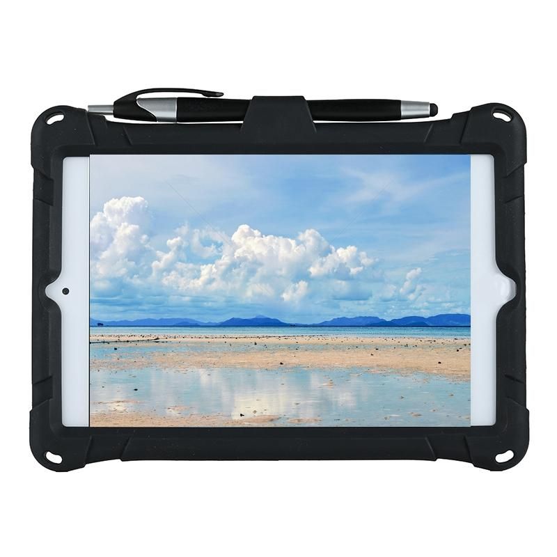 Tablet Case for iPad Mini 1/2/3/4/5 Universal Upgraded Silicone Protection Case Anti-Fall with Capacitor Pen