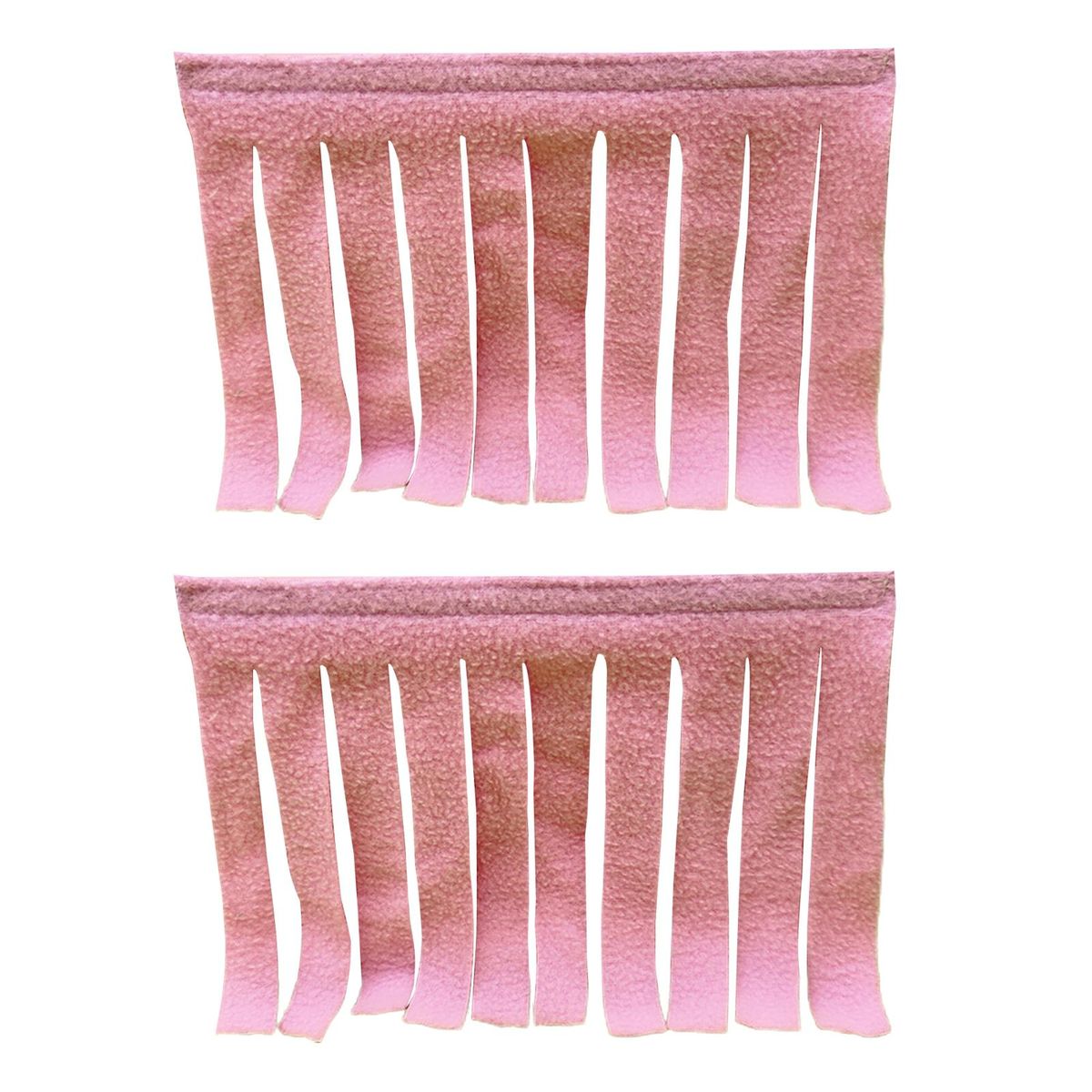 2Pcs Hamster Den Tassel Guinea Pig Hamster Pets Bed Tassel Pink