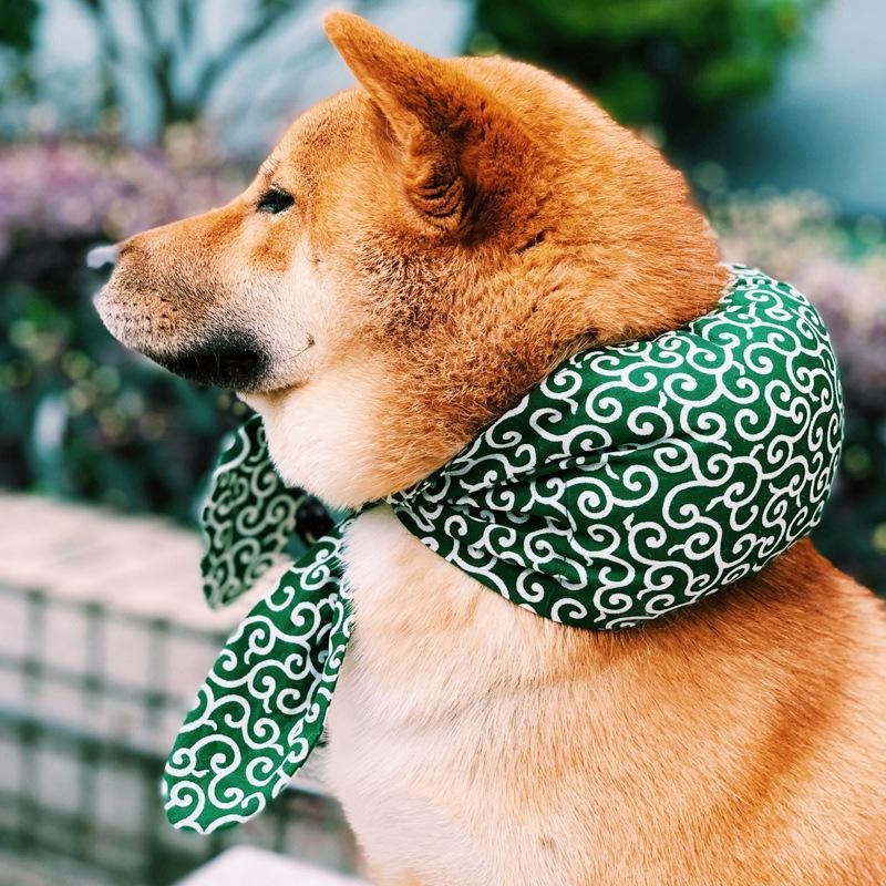 Red Cute Cotton Padded Dog Cat Scarf Dog Grooming