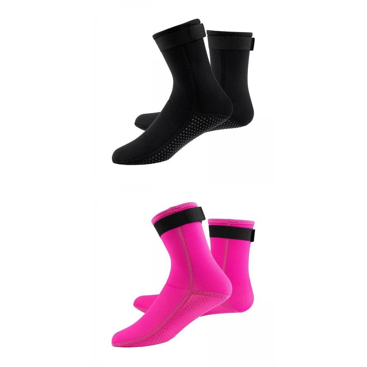 2 Pairs 3mm Neoprene Diving Wetsuit Boots Beach Swim Kayaking XS Socks