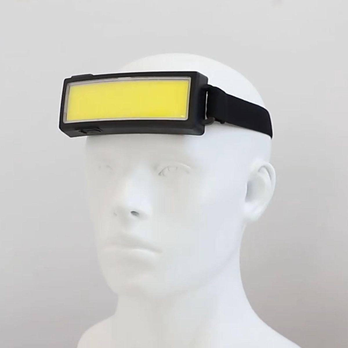 Head-Mounted Flashlight Outdoor Camping Fishing LED Lamp Black