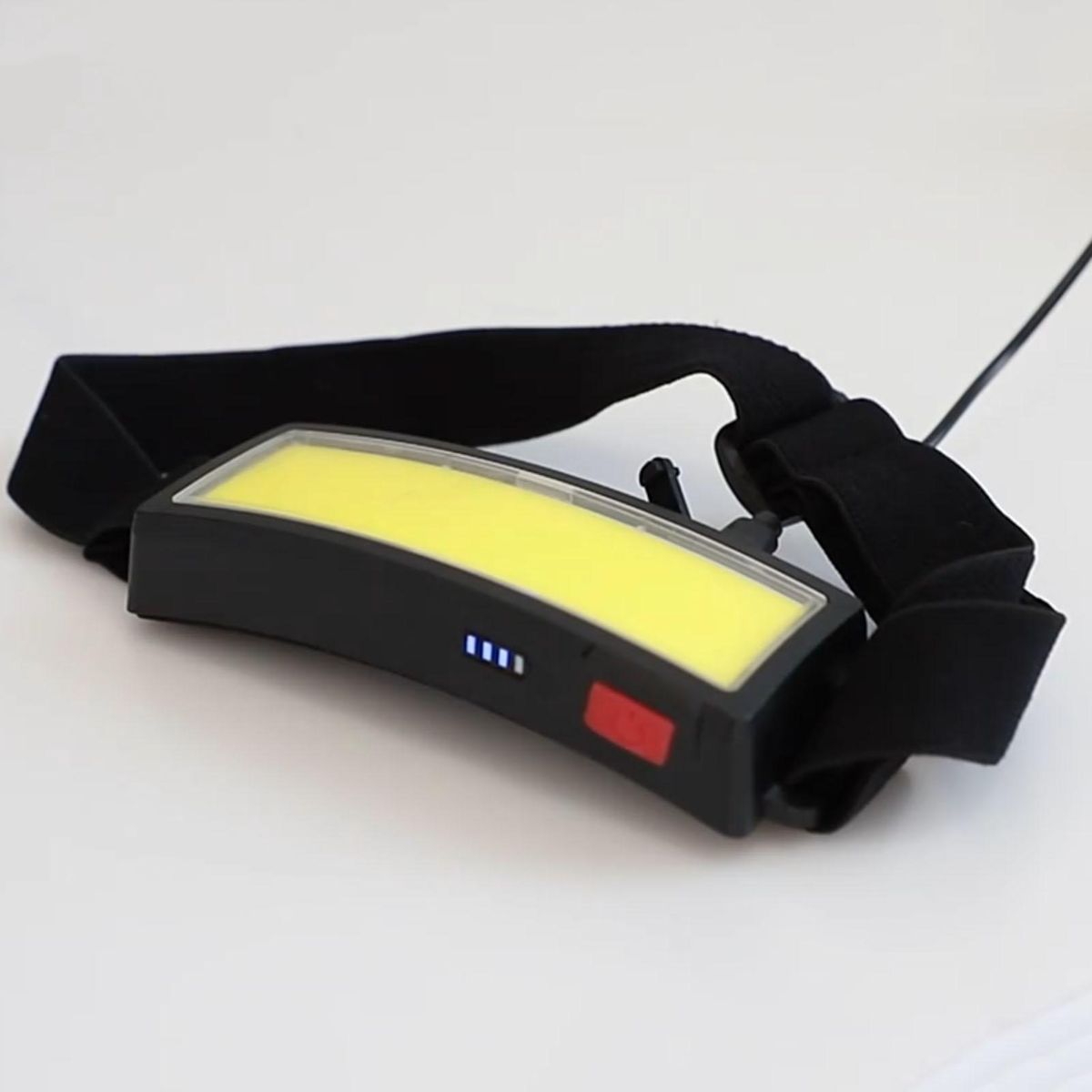Head-Mounted Flashlight Outdoor Camping Fishing LED Lamp Black