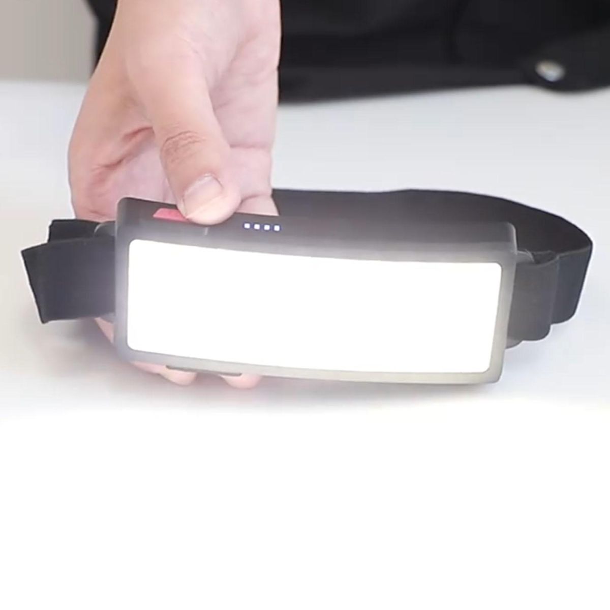 Head-Mounted Flashlight Outdoor Camping Fishing LED Lamp Black