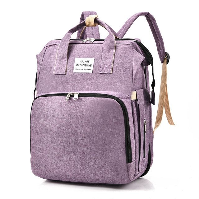 Diaper Bag Backpack Changing Diaper Bag Foldable Travel Bed