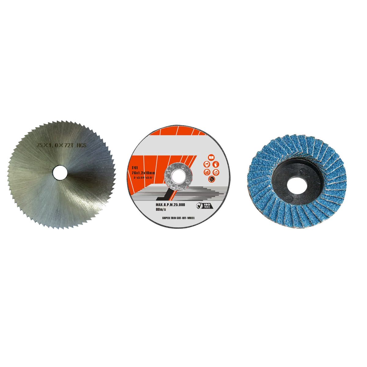 75mm Diameter 10mm Bore Grinding Disc Multifunction