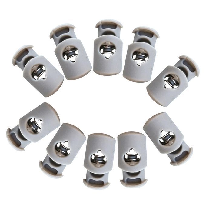 10 Plastic Barrel Shock Cord Rope Toggle End Lock Stopper Buckle