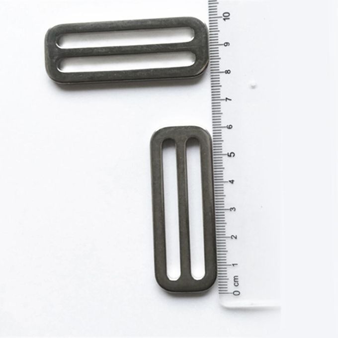 2 Pieces Scuba 2" Weight Belt Slide Stainless Steel Stopper Keeper