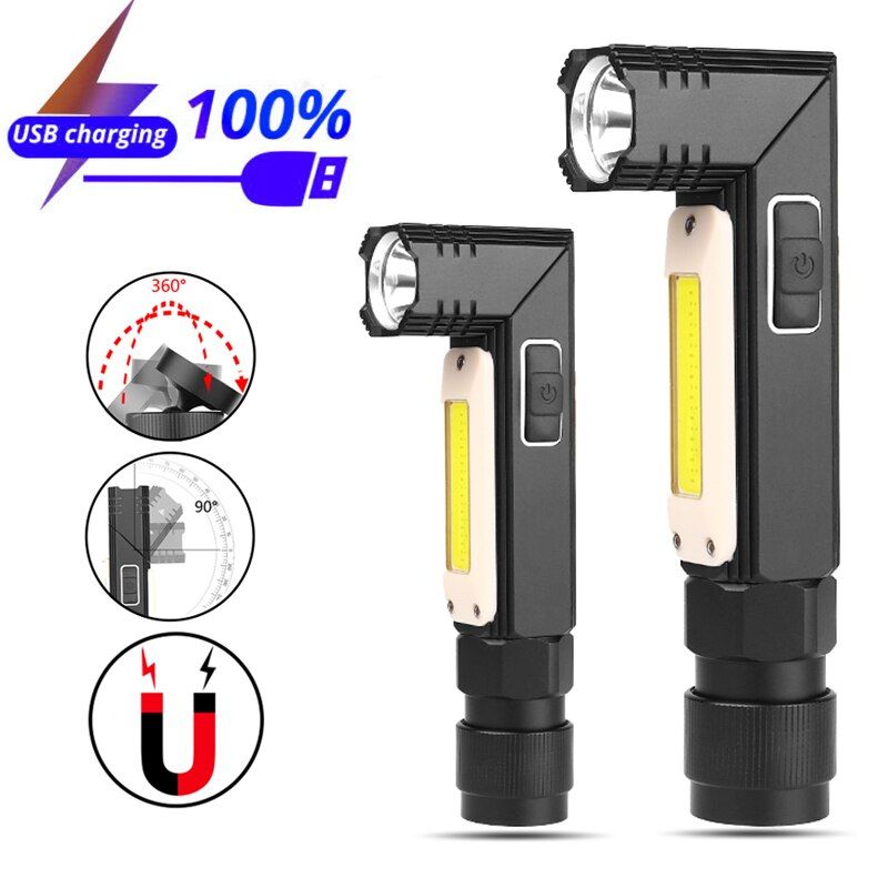 10000LM LED Flashlight Ultra Bright Waterproof COB USB