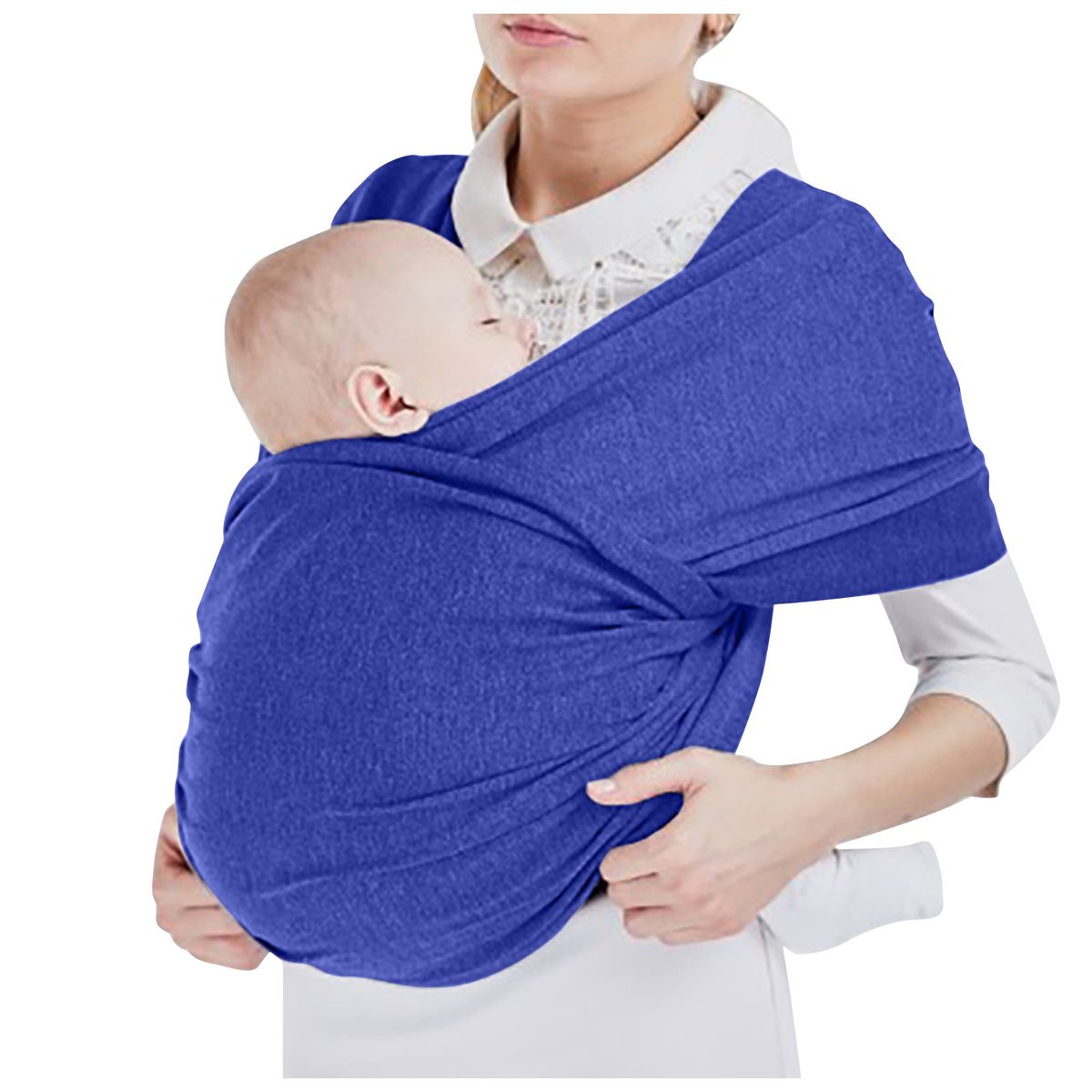 Baby Sling Wrap Babyback Carrier For Newborns Hands Free Infant Wrap Nursing Cover Carrier Breastfeed Birth Comfortable Sling#g4 Blue