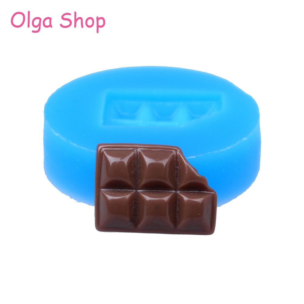 KYL029 16.7mm Chocolate Bar Silicone Mold - Candy