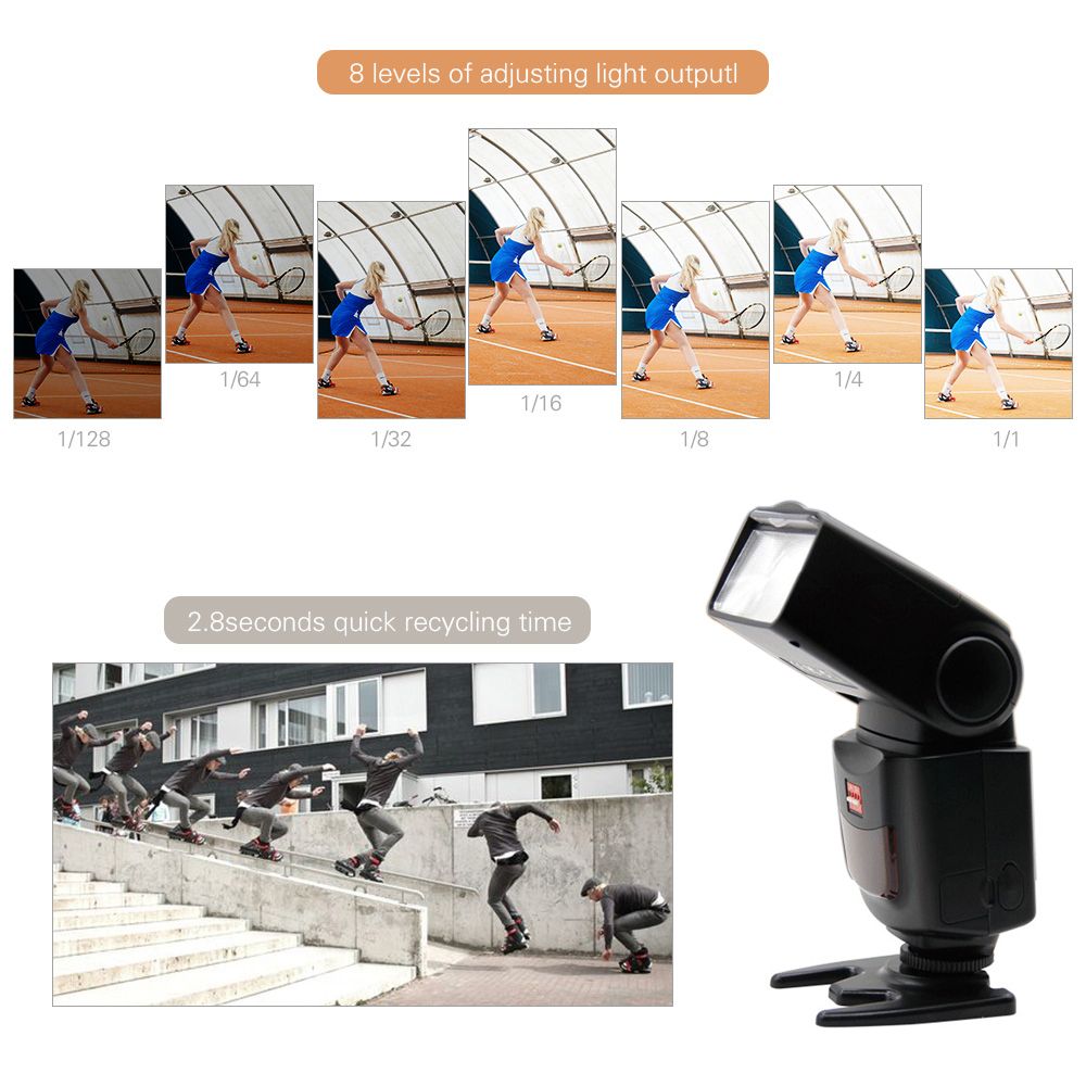 Professional On-camera Flash Light Speedlite Speedlight With