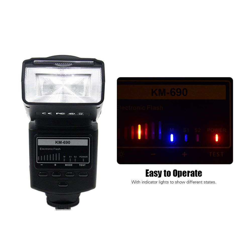 Professional On-camera Flash Light Speedlite Speedlight With