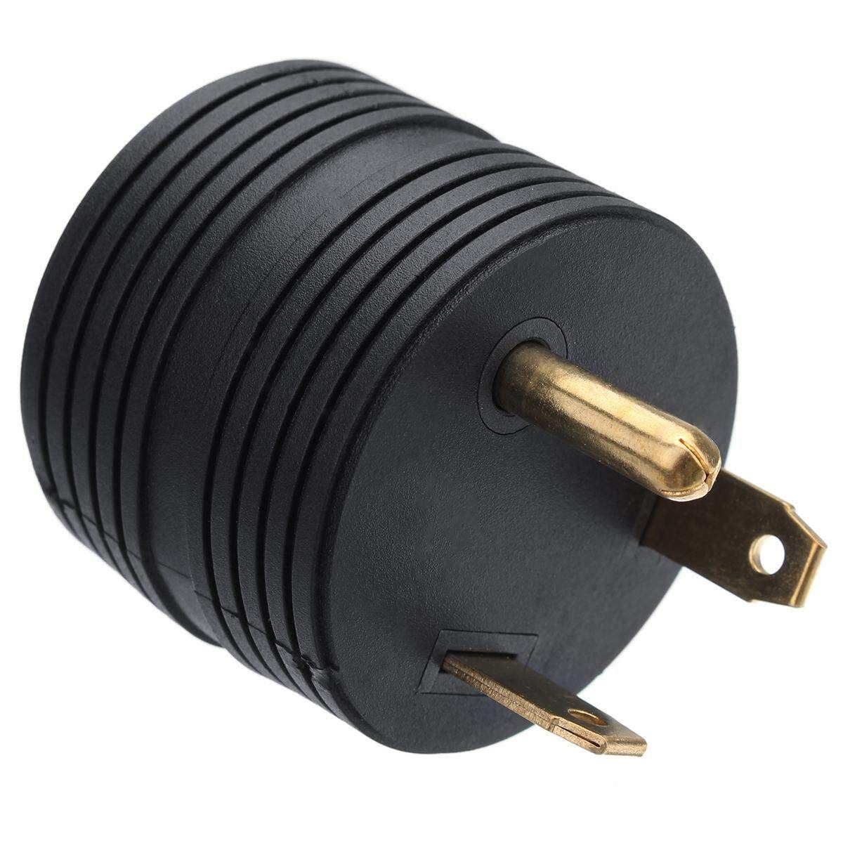 RV Electrical Adapter Plug 30AMP Male To 15AMP Female Motorhome Round