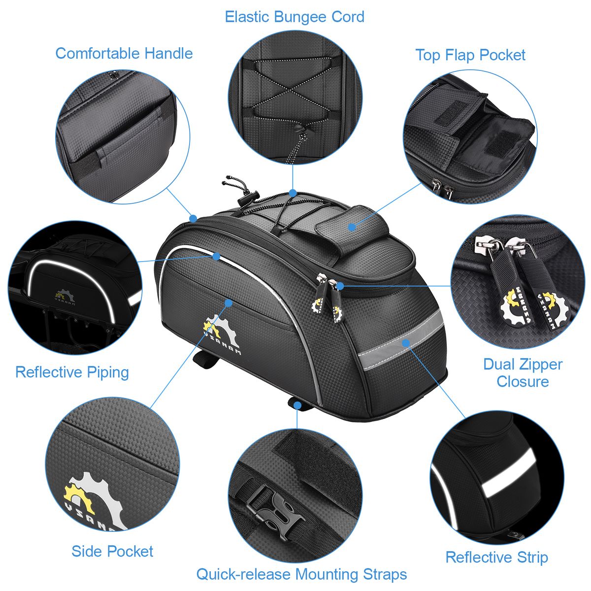 Waterproof Cycling Bicycle Insulated Cooler Bag MTB Bike