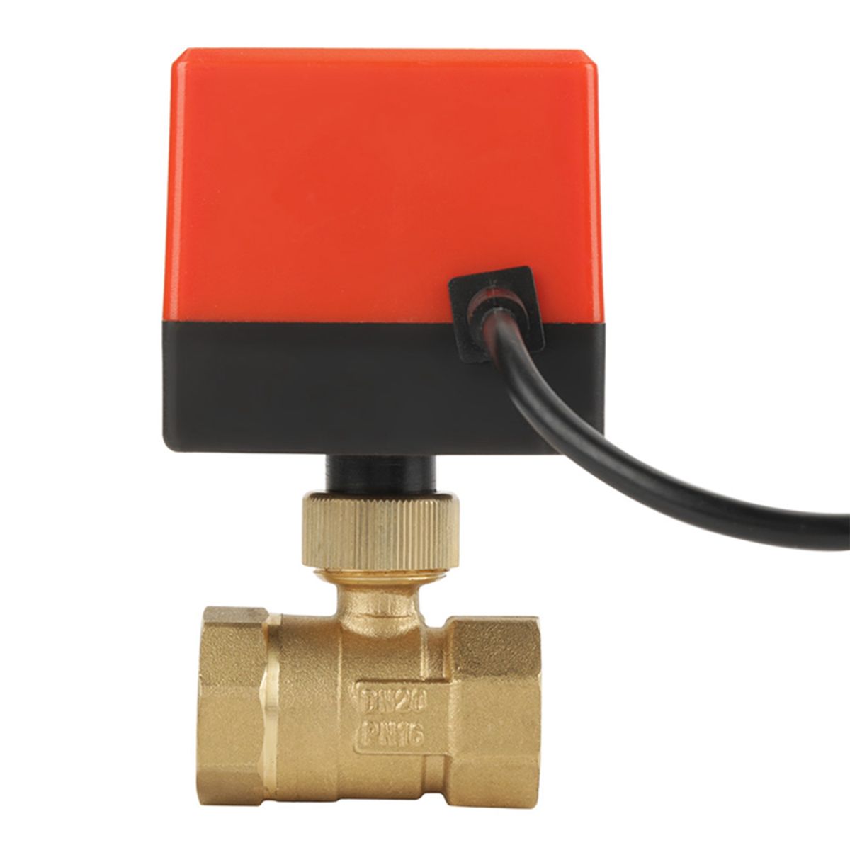 DC 12V G3/4" DN20 Br 2 Way Motorized Ball Electrical Vae