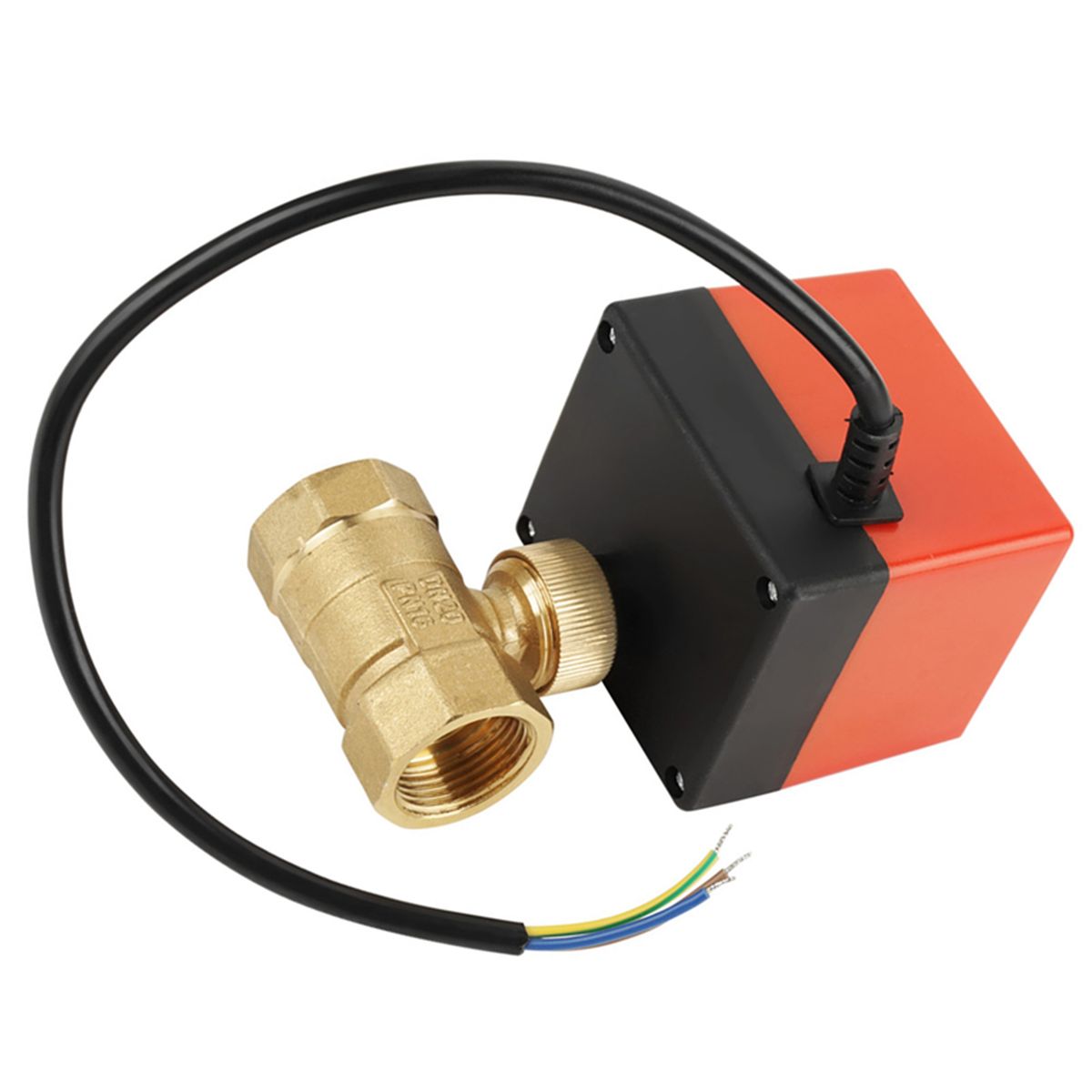 DC 12V G3/4" DN20 Br 2 Way Motorized Ball Electrical Vae