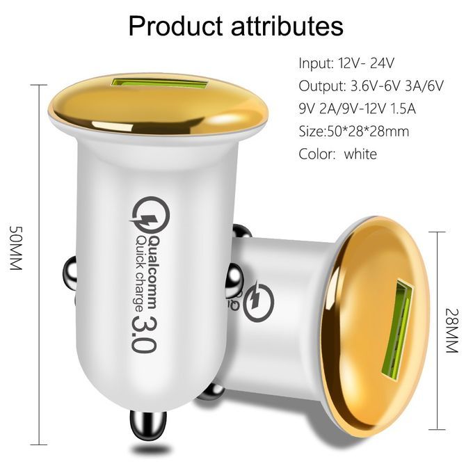Quick Charger 3.0 Car Charger For IPhone X Samsung S9 S8 Xiaomi Redmi Note5 USB Car Charger QC 3.0 2.0 Fast Phone Charge