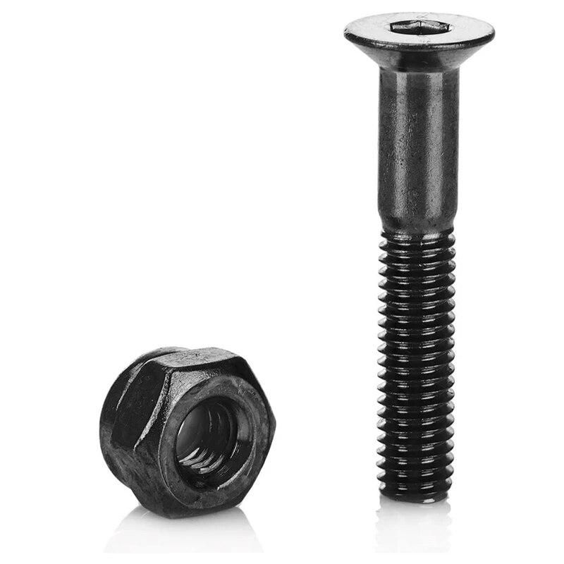 Hot 16 Set 1 Inch Skateboard Mounting Hardware Screws Bolts Skateboard Hardware Screws Skateboard Parts