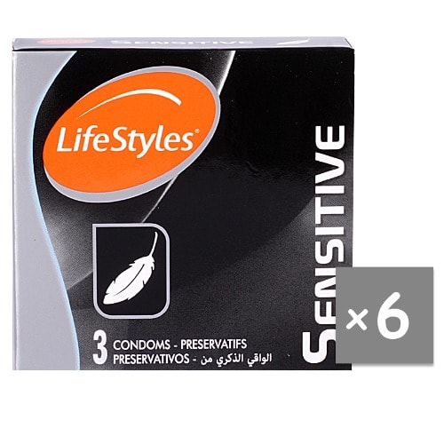 Lifestyles Sensitive Condom - A Roll Of 6 Packs