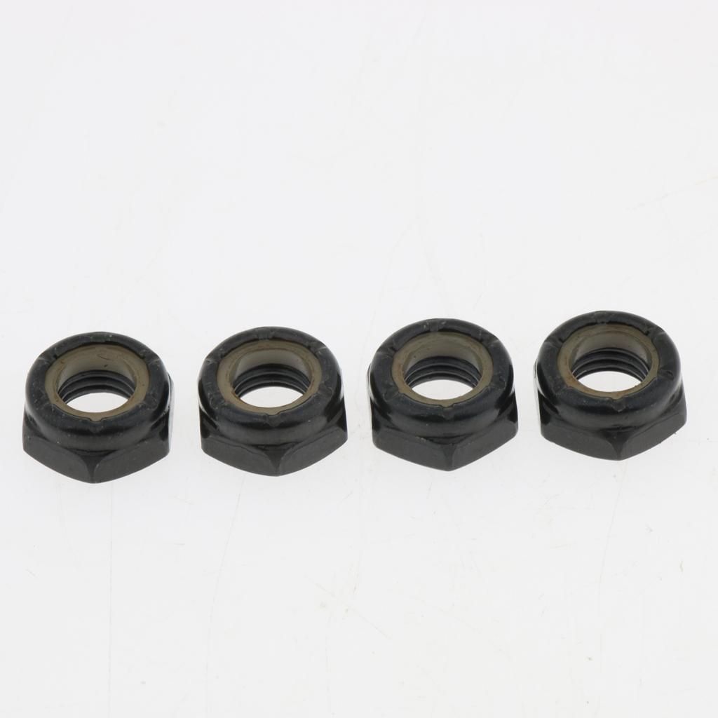 Skateboard Bearings W Bearing Spacer Nuts Axle Speed