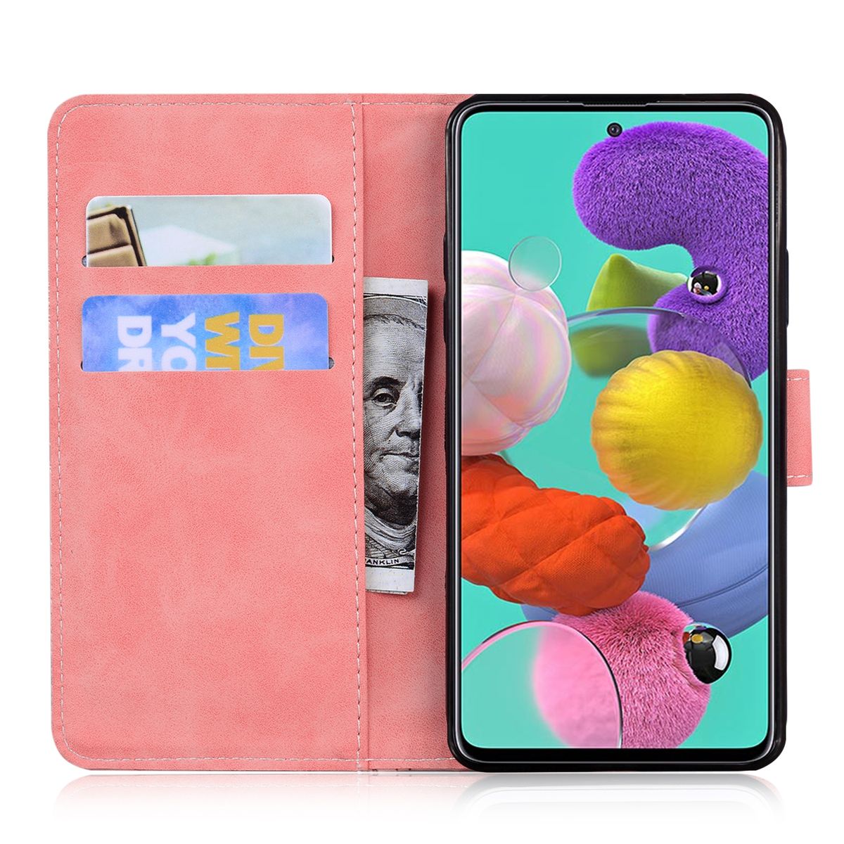 For Samsung Galaxy A51 4G Tiger Embossing Case