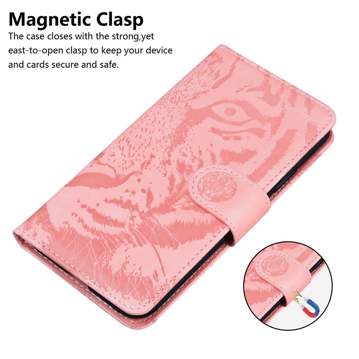 For Samsung Galaxy A51 4G Tiger Embossing Case