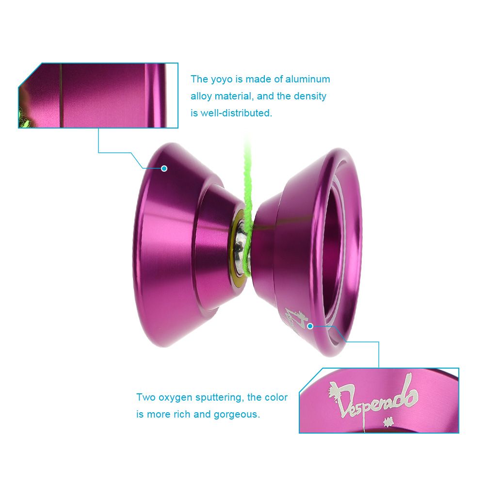 Professional Magic Yoyo N5 Desperado Aluminum Alloy Metal