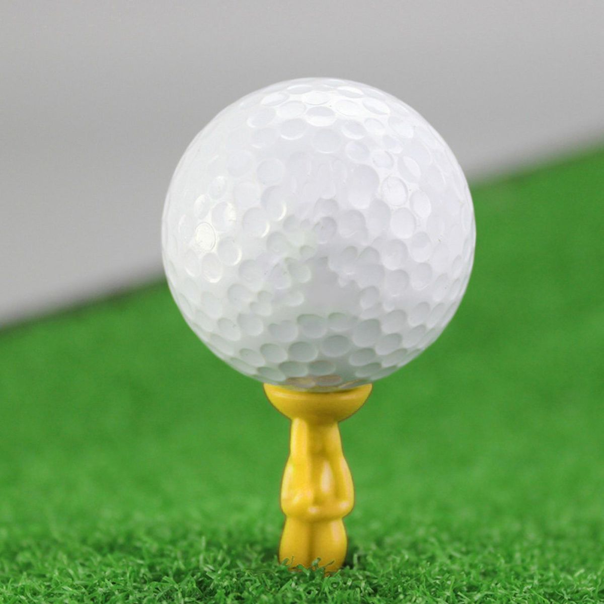 10Pcs Golf Training Tees Golf Ball Tees Beauty Spikes Yellow
