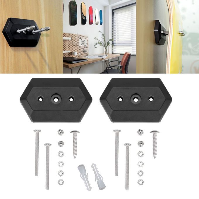 Skateboard Wall Mount Ski Boad Water Ski Hanger Display Rack For 2 Set