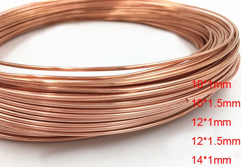 10mm 12mm 14mm Copper Coiler Red Copper Coil Pipe Tough Air
