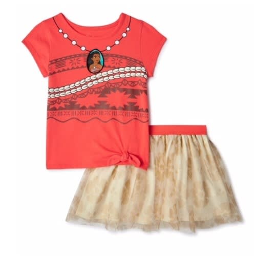 Moana Toddler Girls Top & Tutu Skirt Set