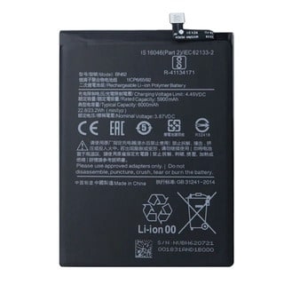 Replacement Battery For Redmi 9t Bn62