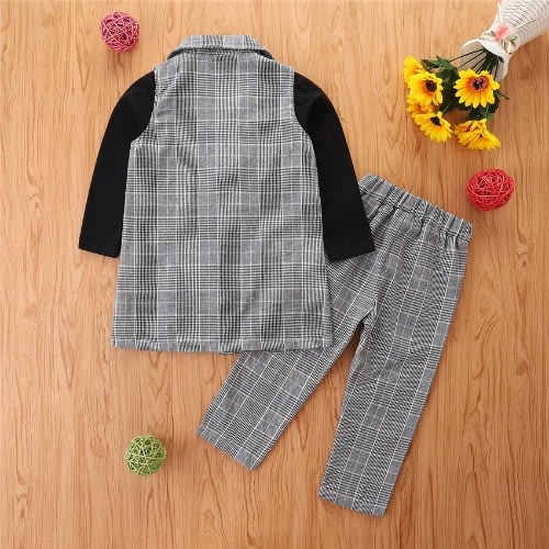 Jasmine 3 Piece Set - CEO Look- Black & Gray