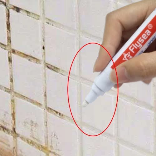 3pcs Diy Waterproof, Strong Coverage For Falling Off Tile Gaps - White